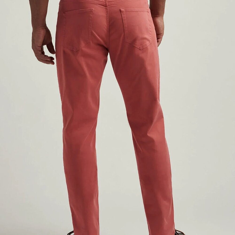 Peter Millar Cape Red Ultimate Sateen Five-Pocket Pants MS24B39 NWT 34x34 Cotton - Picture 2 of 3